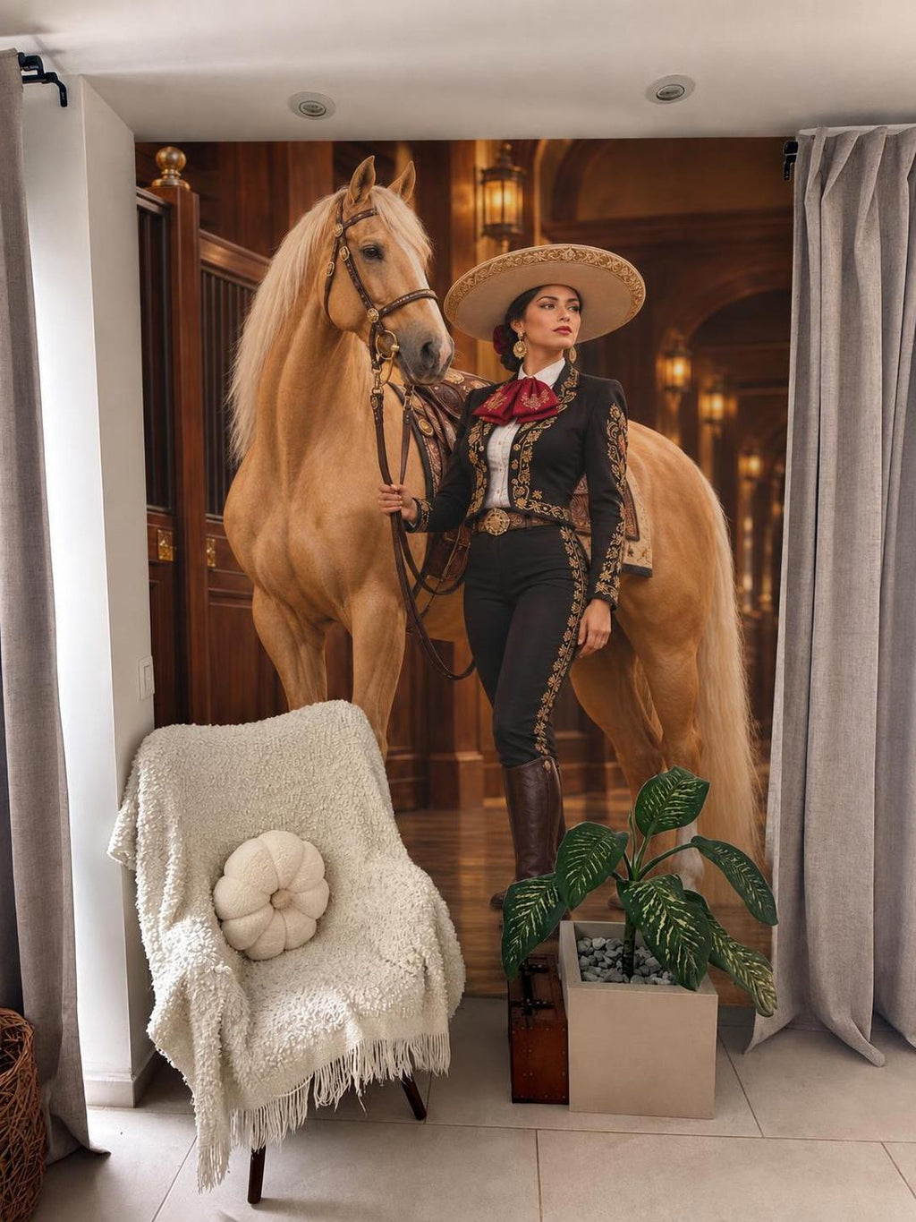 JINETE PALOMINO - 0933S